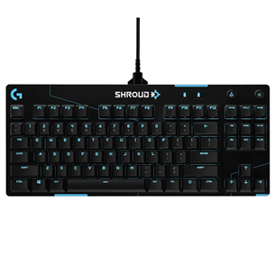 Logitech PRO X Shroud, TKL, SWE, black - Keyboard