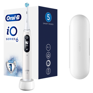 Braun Oral-B iO6, valge - Elektriline hambahari