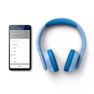 Philips TAK4206BL/00, blue - Wireless headphones for kids