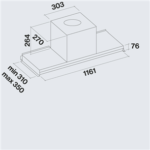 Built-in cooker hood Falmec (480m³/h)