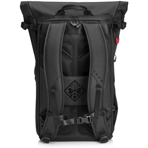 HP OMEN Transceptor 15 Rolltop Backpack, must - Seljakott