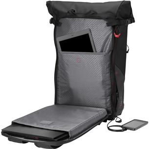 HP OMEN Transceptor 15 Rolltop Backpack, black - Backpack