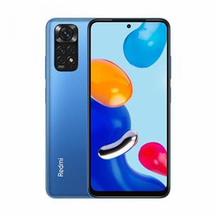 Xiaomi Redmi Note 11, 4 GB / 128GB, sinine - Nutitelefon