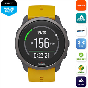 Suunto 5 Peak, желтый - Спортивные часы