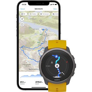 Suunto 5 Peak, желтый - Спортивные часы