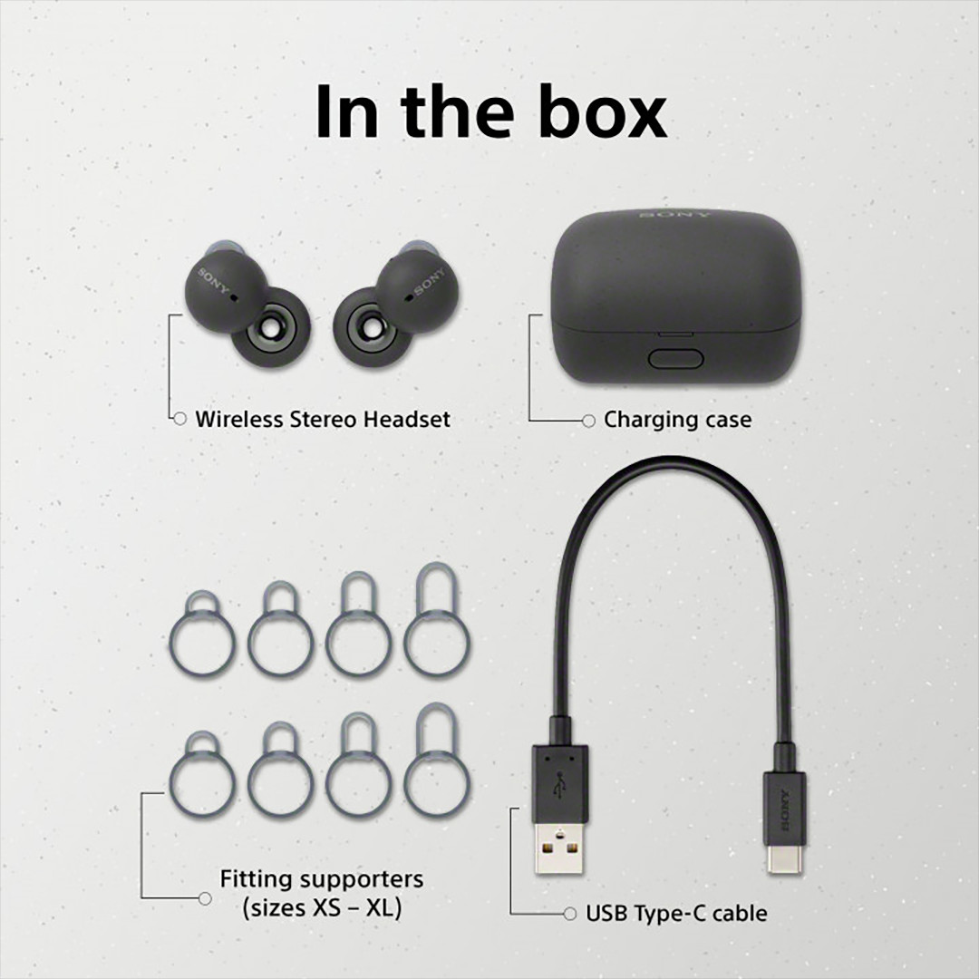 Sony LinkBuds, must - Täisjuhtmevabad kõrvaklapid