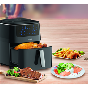 Tefal Easy Fry & Steam, 1700 W, black - 3in1 Air Fryer, FW2018 | Euronics