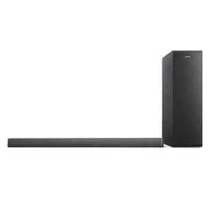 Philips, 2.1, dark gray - Soundbar + Wireless Subwoofer TAB6305/10