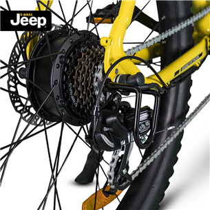 Jeep Mountain E-Bike MHR 7000, 27,5'', kollane - Elektriline jalgratas