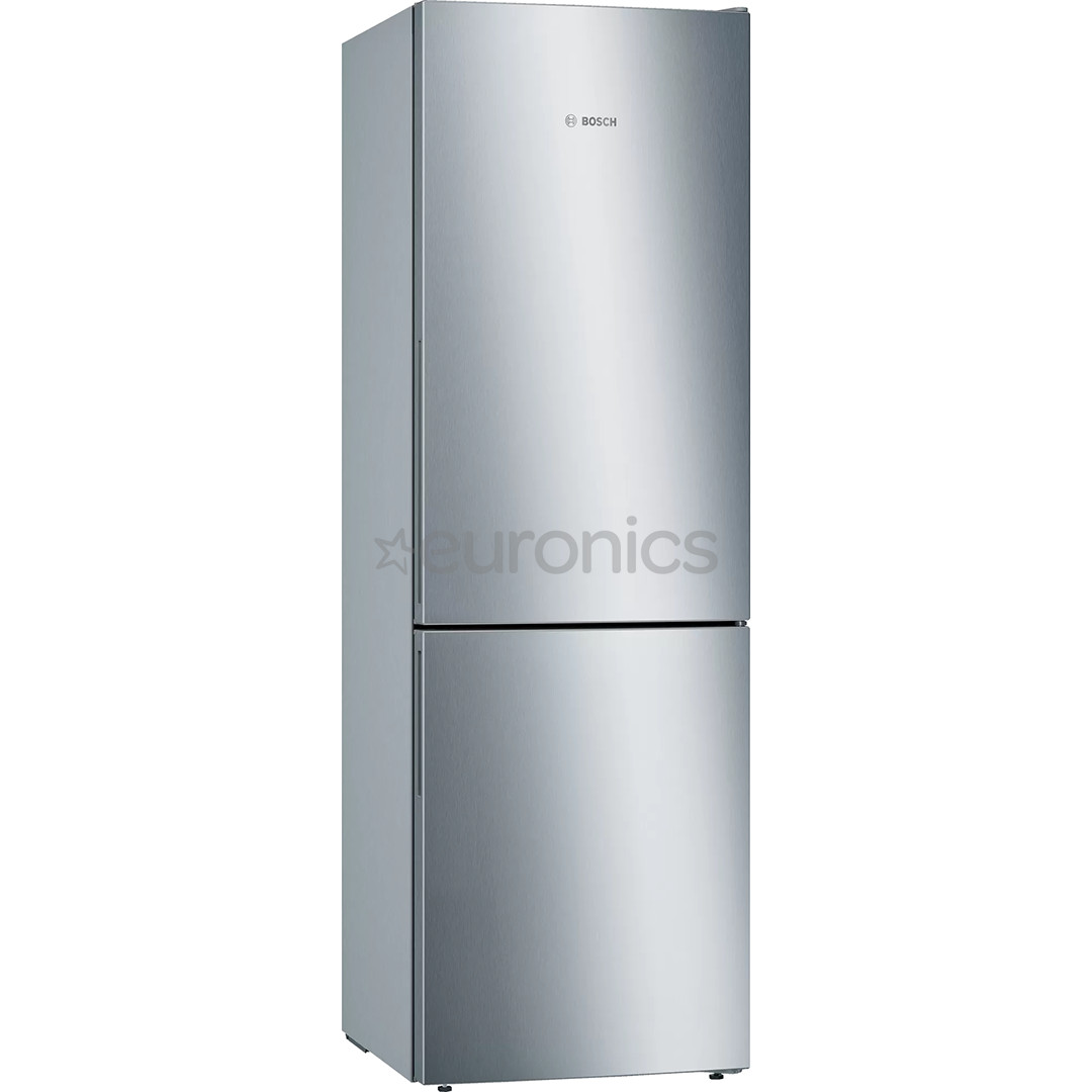 Bosch seeria 6, 308 L, kõrgus 186 cm, roostevaba teras - Külmik KGE36AICA