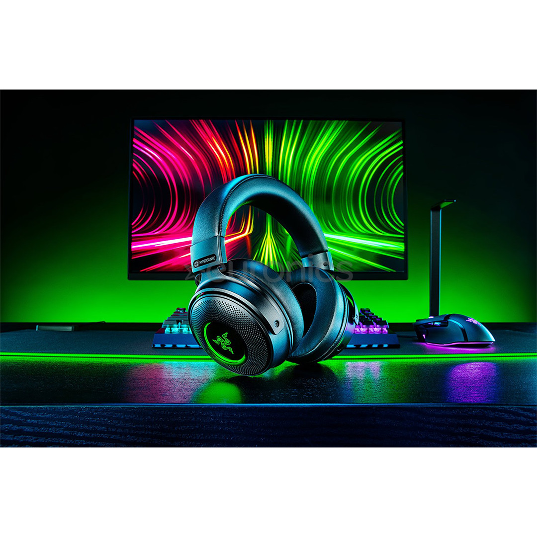 Razer Kraken V3 Pro, must - Juhtmevaba peakomplekt