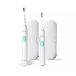 Philips Sonicare ProtectiveClean 4300, 2 шт., футляр, белый - Электрическая зубная щетка HX6807/35
