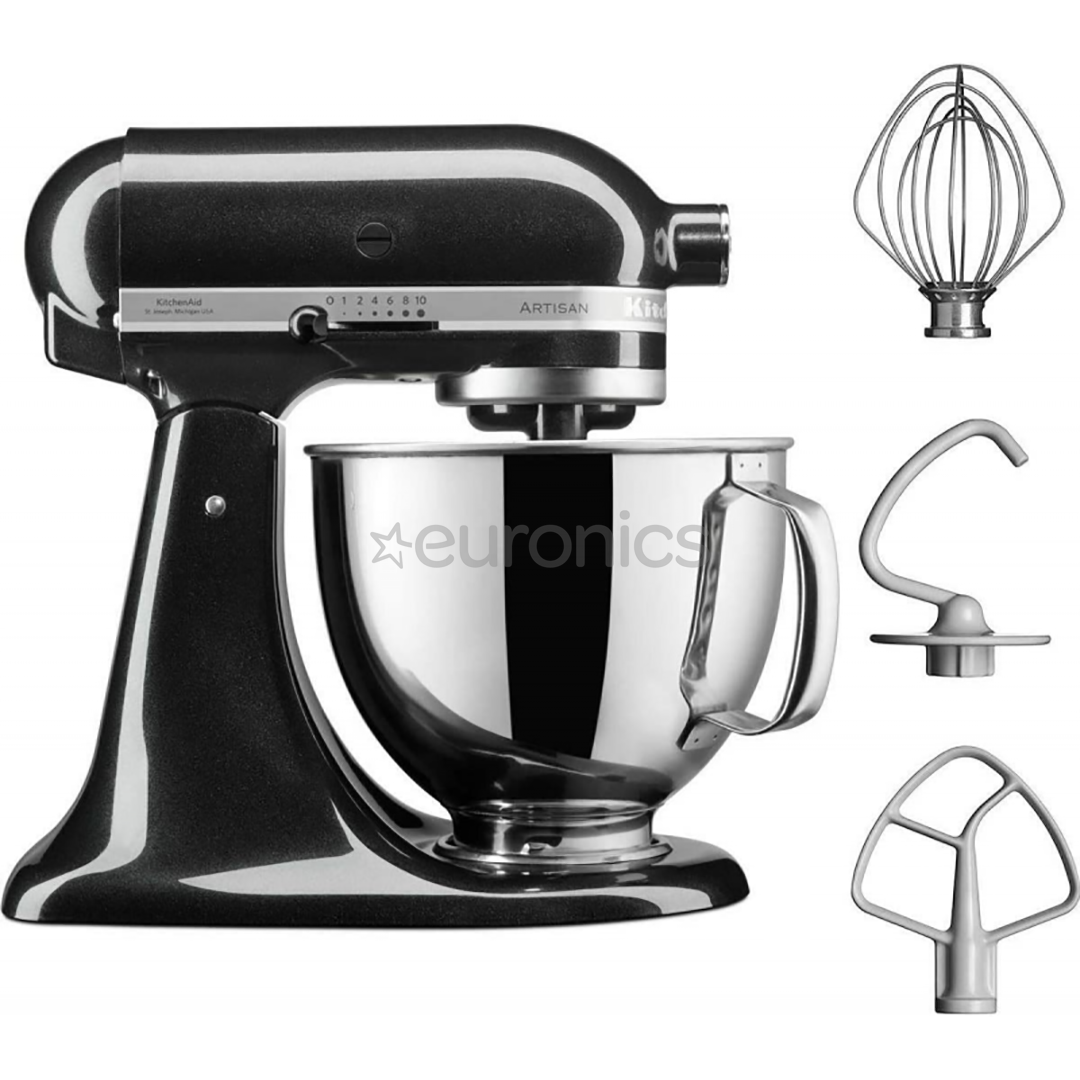 KitchenAid Artisan, 4.8 л, 300 Вт, черный - Миксер