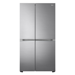 LG, NoFrost, height 179 cm, 655 L, silver - SBS-Refrigerator GSBV70PZTE.APZQEUR