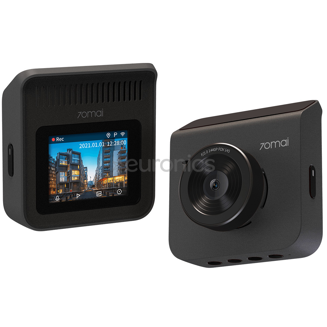 70mai Dash Cam A400, 1440P, WiFi, grey - Dash camera