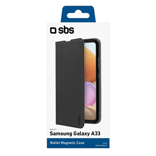 SBS, Samsung Galaxy A33, black - Cover
