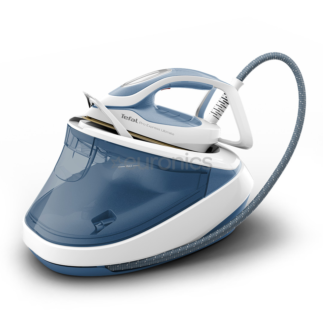 Tefal Pro Express Ultimate II, 3000 W, sinine/valge - Triikimissüsteem