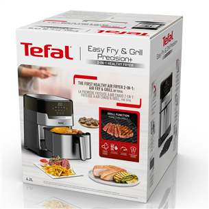 Tefal Easy Fry & Grill, 1400 W, roostevaba teras - Kuumaõhufritüür