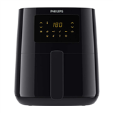 Philips Essential, 4,1 L, 1400 W, must - Kuumaõhufritüür