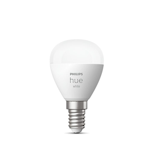 Philips Hue White Lustre, P45, E14, white - Smart Light