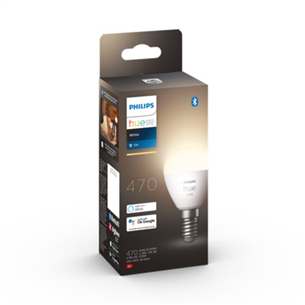 Philips Hue White Lustre, P45, E14, white - Smart Light