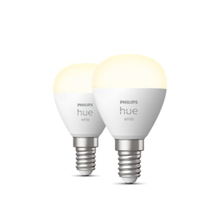Philips Hue White Lustre, P45, E14, 2 pieces, white - Smart light 929002440604