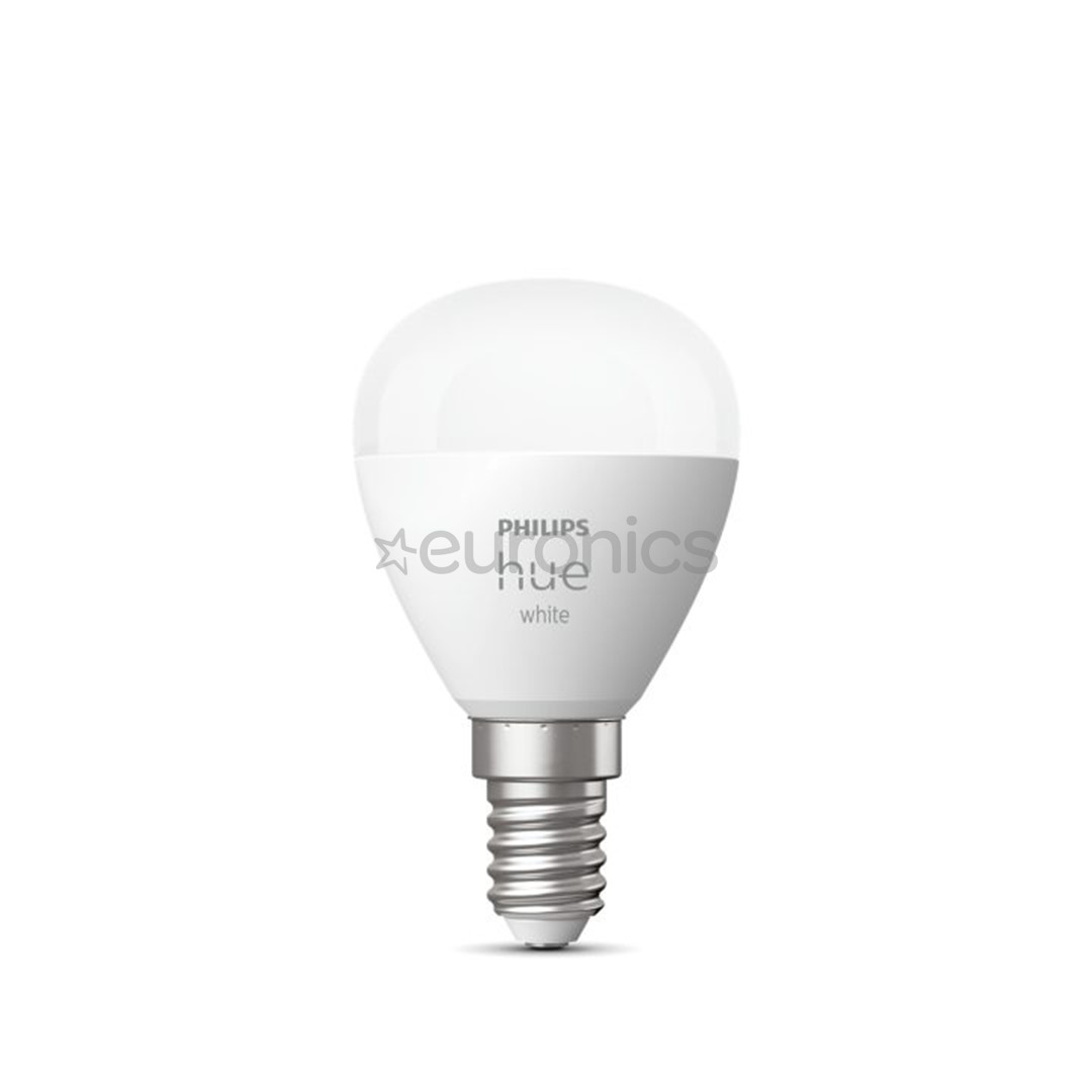 Philips Hue White Lustre, P45, E14, 2 pcs, white - Smart Light