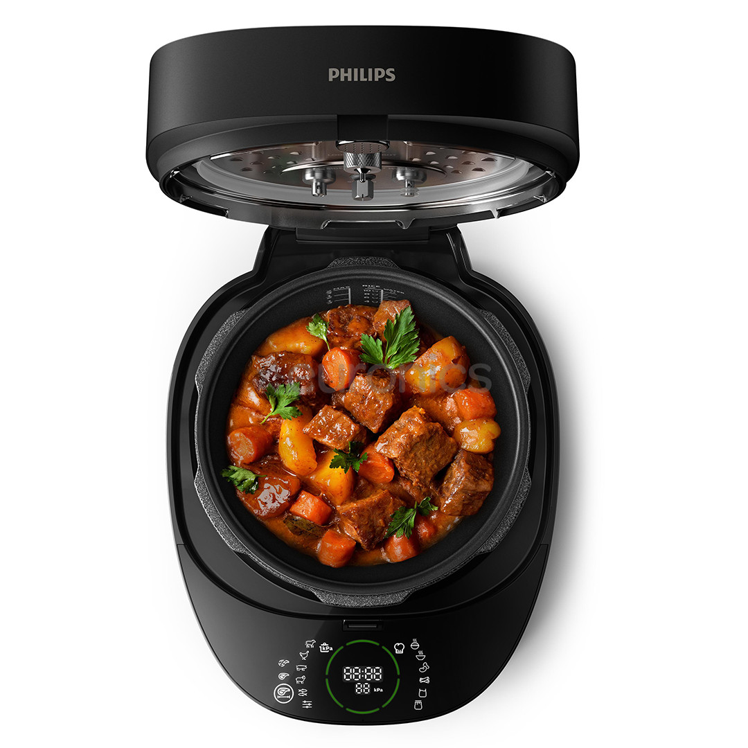 Philips All-in-One Cooker, 5 л, 1000 Вт, черный - Универсальная скороварка