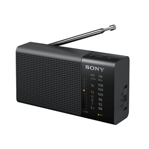 Sony, AM/FM, черный - Портативное радио