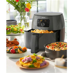 Philips Airfryer XXL, 2225 W, hall - Kuumaõhufritüür + küpsetustarvik