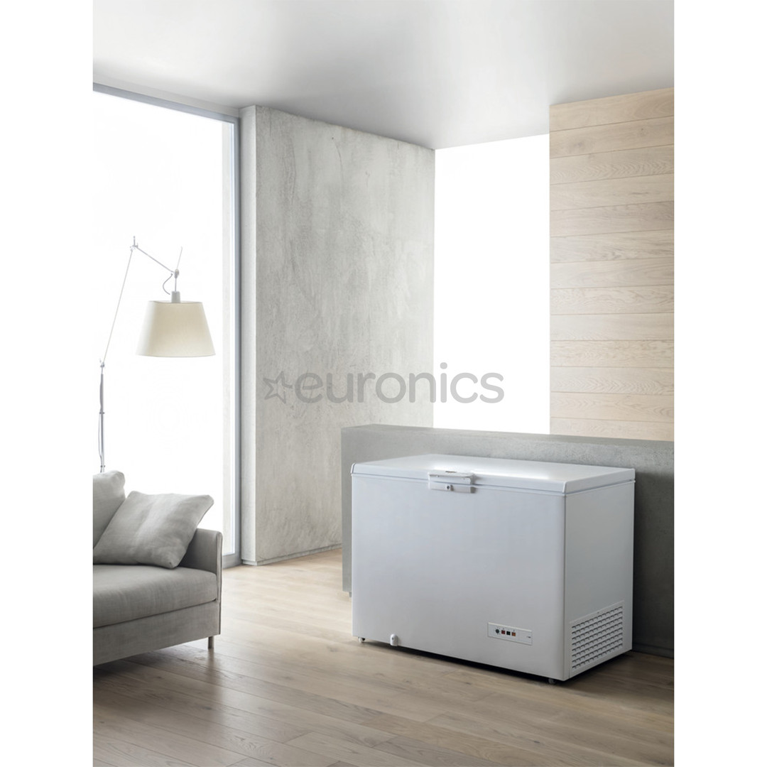 Whirlpool, 312 L, kõrgus 92 cm, valge - Sügavkülmkirst