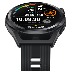 Huawei Watch GT Runner, must - Nutikell