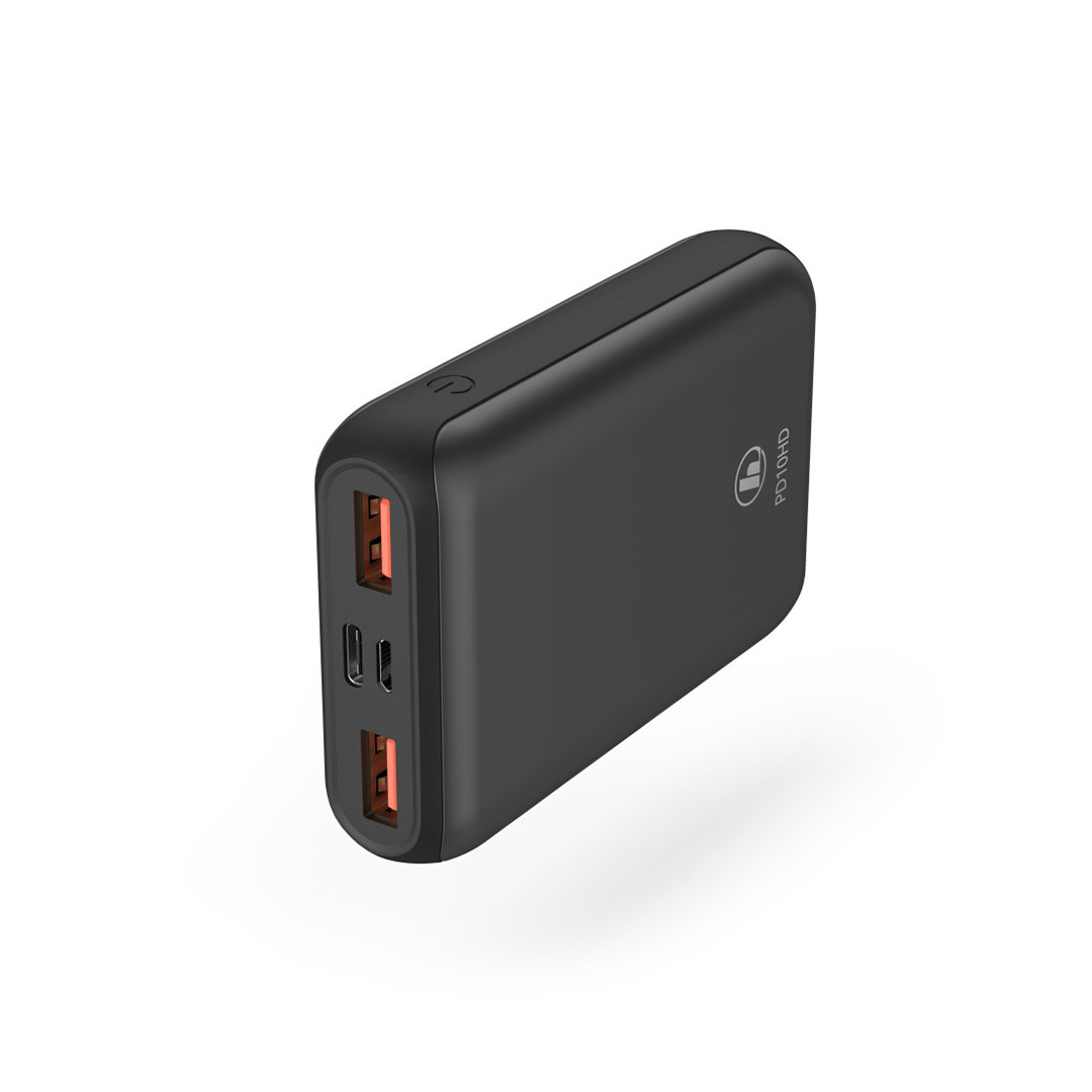 Hama PD10-HD, 10 000 mAh, tumehall - Akupank