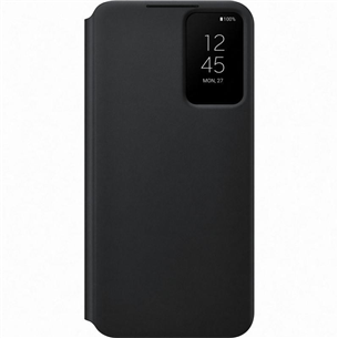 Samsung Galaxy S22+ S-View Flip Cover, must - Nutitelefoni kaaned