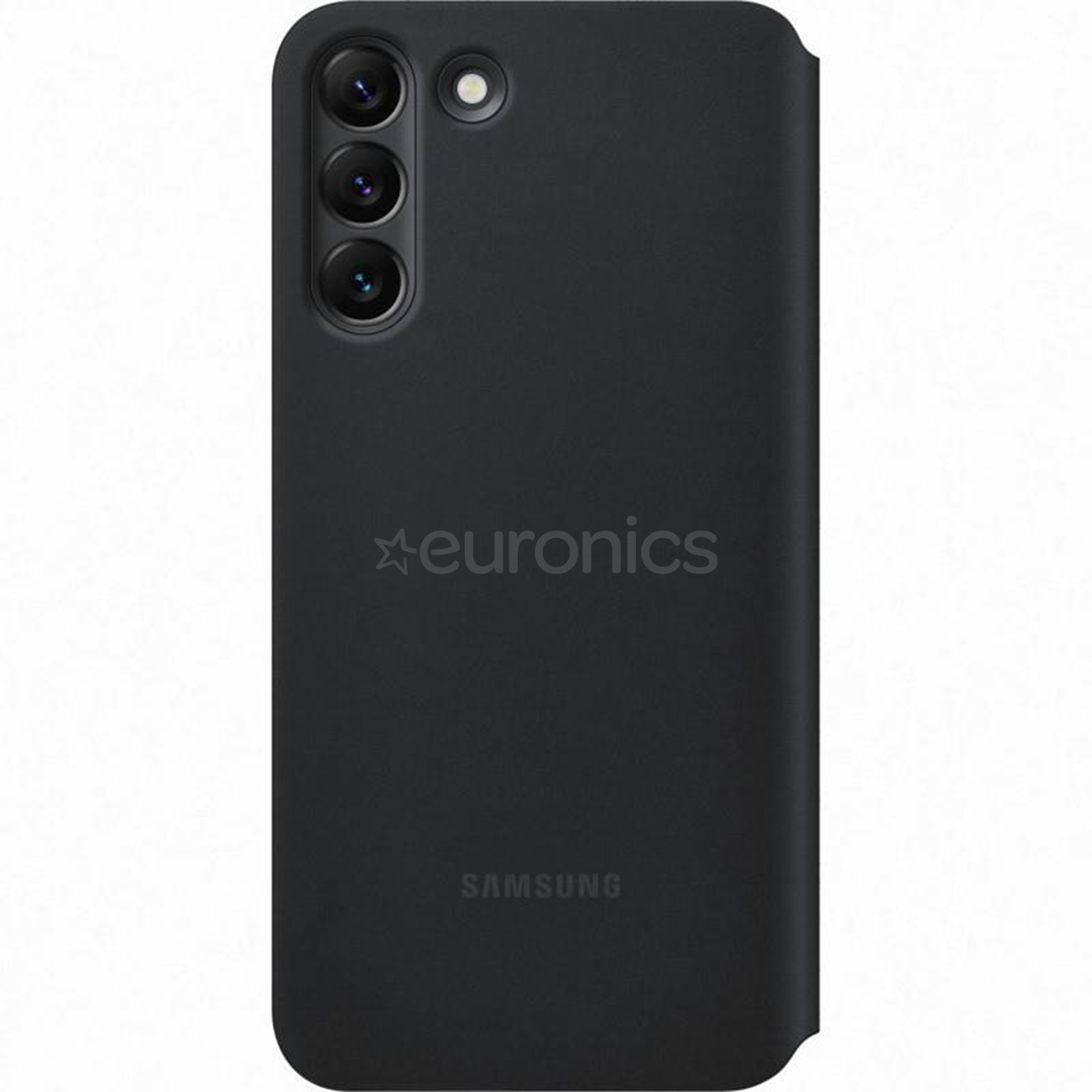Samsung Galaxy S22+ S-View Flip Cover, black - Smartphone cover