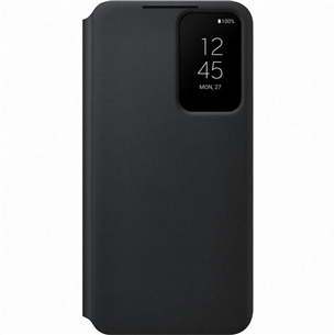 Samsung Galaxy S22 S-View Flip Cover, black - Smartphone cover