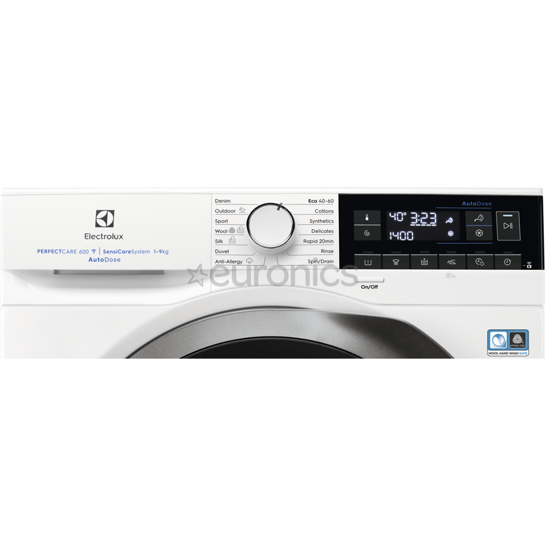 Electrolux PerfectCare 600, 9 kg, sügavus 63,6 cm, 1400 p/min - Eestlaetav pesumasin