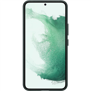 Samsung Galaxy S22 Leather Cover, leather, dark green - Smartphone cover