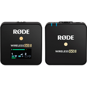 RODE Wireless GO II Single, 3.5 mm, USB-C, black - Wireless Microphone