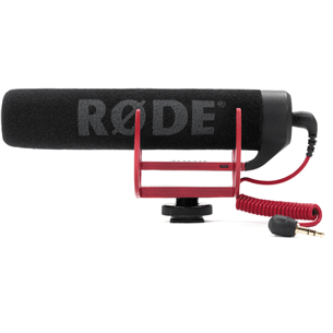 RODE VideoMic GO, 3,5 mm, must/punane - Juhtmevaba mikrofon VMGO