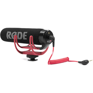 RODE VideoMic GO, 3,5 mm, must/punane - Juhtmevaba mikrofon