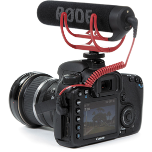 RODE VideoMic GO, 3,5 mm, must/punane - Juhtmevaba mikrofon