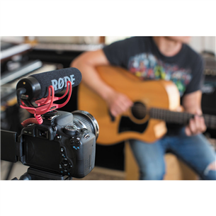 RODE VideoMic GO, 3,5 mm, must/punane - Juhtmevaba mikrofon