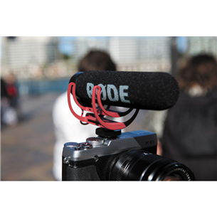 RODE VideoMic GO, 3,5 mm, must/punane - Juhtmevaba mikrofon