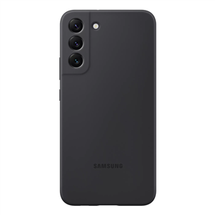 Samsung Galaxy S22+ Silicone Cover, black - Smartphone cover