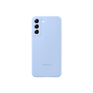 Samsung Galaxy S22+ Silicone Cover, голубой - Чехол для смартфона EF-PS906TLEGWW