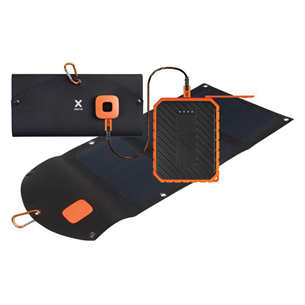 Xtorm Solar Booster, 21W + Rugged Power Bank 10 000 mAh, black - Bundle