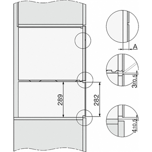 Miele, 40 L, must - Integreeritav auruahi