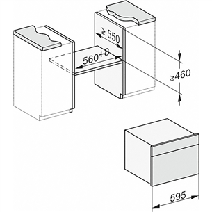 Miele, 40 л, белый - Интегрируемый паровой духовой шкаф с микроволновой печью
