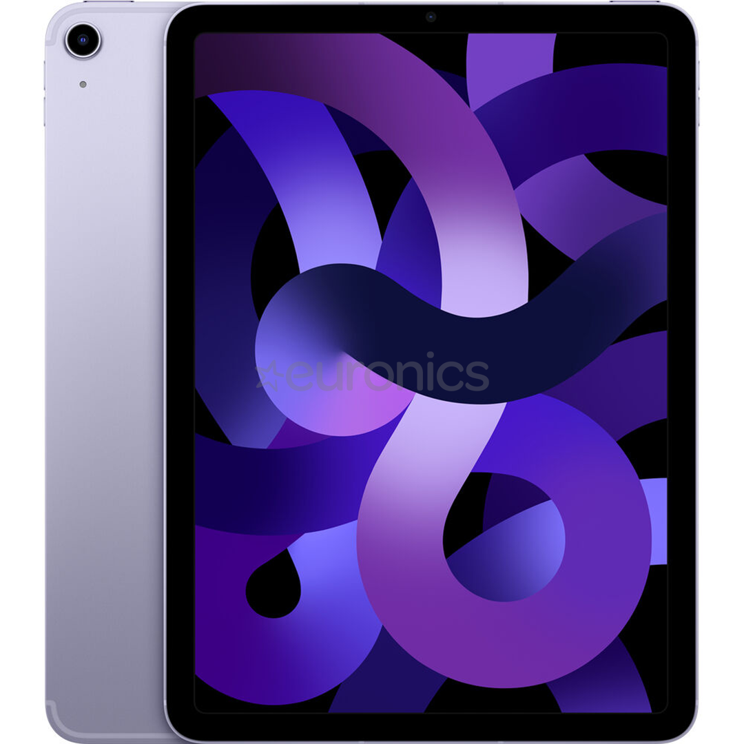 Apple iPad Air (2022), 10,9", 256 GB, WiFi + LTE, lilla - Tahvelarvuti